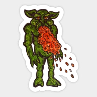 Cheddar goblin Sticker